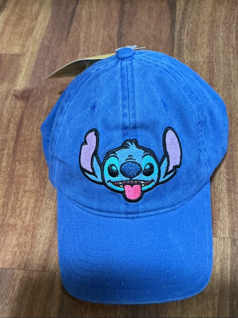 Stitch Blue Embroidered Cartoon Character Baseball Cap women nwt
